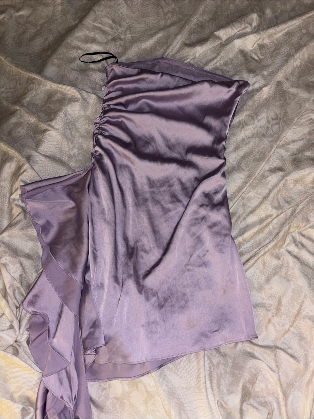 Forever 21 Lavender Satin Mini Dress
